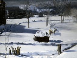 Obra (Nieve azul, The Battery) de 1910, del pintor George BellowsEFE  /