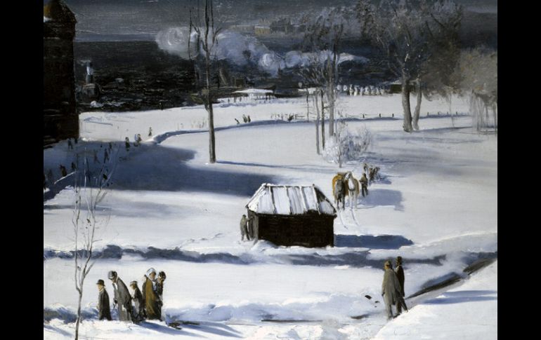 Obra (Nieve azul, The Battery) de 1910, del pintor George BellowsEFE  /