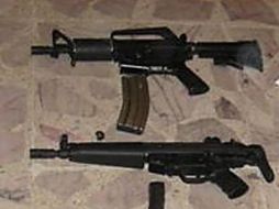 Al momento de la captura, el indiciado portaba un fusil tipo M-1. ARCHIVO  /
