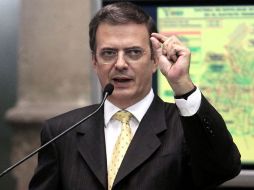 Ebrard opina que el candidato para encabezar al partido del sol azteca debe conocer al instituto. EL UNIVERSAL  /