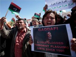 La amenaza fue dirigida a los líderes de la revuelta en Zauiya. AP  /