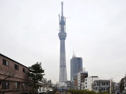 Vista de la torre Tokyo Sky Tree con una inversión inicial de 60 mil millones de yenes. EFE  /