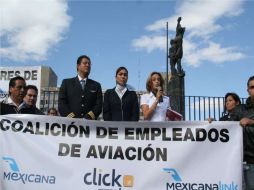 La coalición desaprueba actitud de la administración de la empresa. NOTIMEX  /