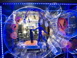 Esta feria alemana opera bajo la consigna de ''vivir y trabajar en la nube''. AFP  /