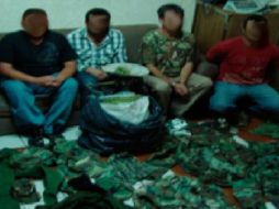 Los detenidos son investigados por el comercio de drogas en la Zona Altos Norte de la Entidad. ESPECIAL  /