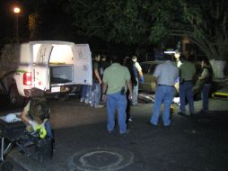 Al lugar asistieron elementos del Servicio Médico Forense para llevar el cuerpo a la morgue de la ciudad. O RUVALCABA  /