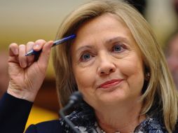 Hillary Clinton, durante la comparecencia en el Comité de Relaciones Exteriores de la Cámara de Representantes. AFP  /