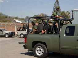 La Semar asegura cinco vehículos, armas y municiones en el enfrentamiento. NOTIMEX  /