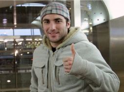 El jugador argentino, Gonzalo Higuaín, continúa recuperándose de su lesión. ARCHIVO  /