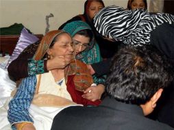 Madre del ministro paquistaní de Minorías, Shahbaz Bhatti. EFE  /