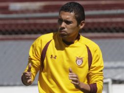 Ramón Morales durante la práctica del conjunto emplumado. S. NÚÑEZ  /