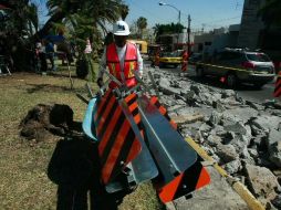 El paso a desnivel de Ávila Camacho y Circunvalación es una obra a cargo del Ayuntamiento de Guadalajara. A. GARCÍA  /