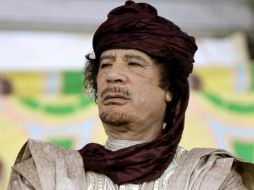 El líder libio Muamar al Gadhafi. ARCHIVO  /