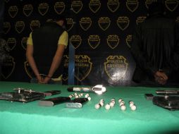 Las armas aseguradas corresponden a una pistola calibre. 45 y una .38 súper. M. PATIÑO  /