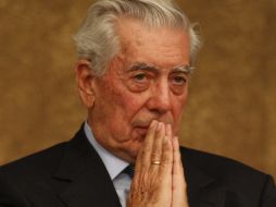 El premio Nobel de Literatura, Mario Vargas Llosa ofreció una ponencia en la Ciudad de México. AP  /