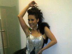 La actriz no quiso dar detalles de acuerdo a la ceremonia, sólo mencionó que todo está bien. ESPECIAL  /