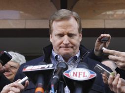 Roger Goodell, Comisionado de la NFL, dio sus impresiones luego de la reunión de este día en Washington, D.C. AP  /