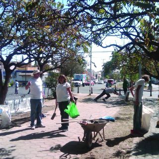 Salen vecinos de la Seattle a recuperar su camellón