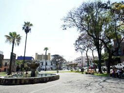 La explanada del Jardín de San José ubicado en el Centro Histírico de la ciudad. E. BARRERA  /