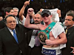 Saúl 'Canelo'  Álvarez  es el boxeador más joven en convertirse en campeón mundial. MEXSPORT  /