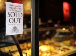 A finales de febrero, un comercio del centro de Londres lanzó un helado. AFP  /