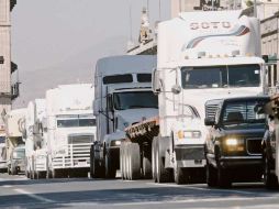 El transporte de carga es el responsable del traslado de mercancías por unos 275 mil millones de dólares. EL UNIVERSAL  /