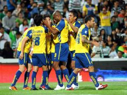 Los jugadores del América recibirán en su casa al conjunto celeste en duelo de la Jornada 10 del torneo mexicano. MEXSPORT  /