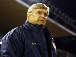 Arsène Wenger del Arsenal durante juego de la Champions League. MEXSPORT  /