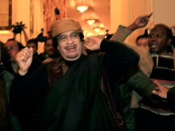Estados Unidos y Reino Unido reafirmaron su demanda para que el líder libio Muamar Gadhafi (foto) deje el poder. REUTERS  /