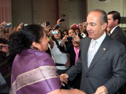 El mandatario mexicano subrayó la importancia de las mujeres en la sociedad mexicana. NTX  /