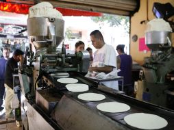La mayor tasa de crecimiento anual del subíndice, se presenta  por las cotizaciones de la tortilla. ARCHIVO  /