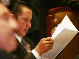 El presidente de la Comisión de Vigilancia, Salvador Barajas del Toro. A. GARCÍA  /