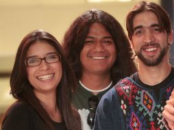 Los artistas Mauricio Valencia, Rubí Panduro y León Evergreen integran el colectivo Expora..S.NUÑEZ  /