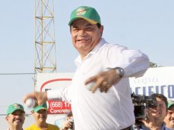 El gobernador sinaloense, Mario López Valdez trabajará para llevar el Clásico Mundial de Beisbol a Mazatlán. NTX  /