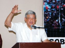 Andrés Manuel López Obrador, lider del Movimiento de Regeneración Nacional (MORENA). NTX  /