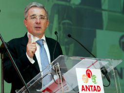 Álvaro Uribe Vélez, en la conferencia inaugural de Expo ANTAD. E. BARRERA  /