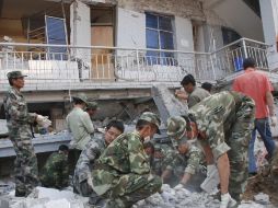 Un fuerte sismo que se registró en CHina ha dejado al menos 25 víctimas mortales. NOTIMEX  /