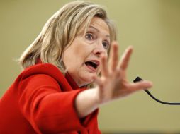 Hillary Clinton, secretaria de Estado de Estados Unidos, expresa su preocupación sobre la situación política en Medio Oriente. REUTERS  /