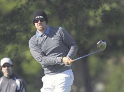 Hunter Mahan se vio en aprietos en la recta final de la segunda ronda. AP  /