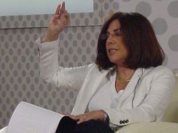 Recientemente la escritora participó en el Primer Congreso Internacional de las Mujeres. NTX  /