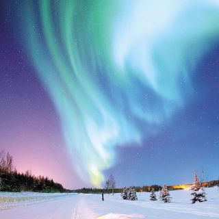 La magia de Alaska y sus luces