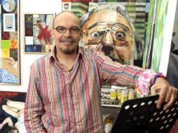 Además de ser conductor de Miembros al aire, Mauricio Castillo prepara una exposición con sus propias pinturas.ELUNIVERSAL  /
