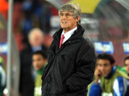 El técnico serbio Bora Milutinovic en un partido de la Selección de Irak. MEXSPORT  /
