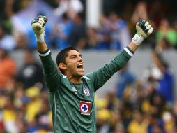 Jesús Corona, arquero del Cruz Azul. MEXSPORT  /