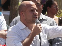 'Yo ni perredista soy', expresó el edil Enrique Alfaro al cuestionársele sobre los señalamientos del PRD. S. NUÑEZ  /