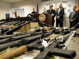 En Gobierno estadounidenese dice que las armas decomisadas en Arizona fue gracias al operativo ''Rápido y Furioso''. ESPECIAL  /