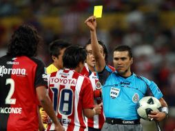 Arellano fue el árbitro castigado por su desempeño en el Clásico tapatío. MEXSPORT  /