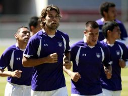 Jorge Zamogilny entrenó ligero, sin mucho esfuerzo, pero no pudo evitar la lesión. MEXSPORT  /