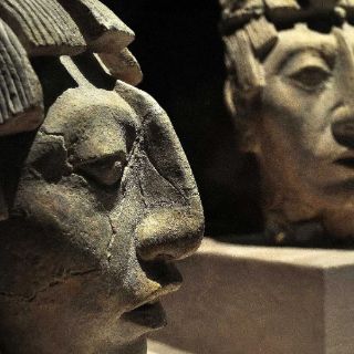 Máscaras de jade mayas llegan para los Panamericanos