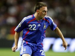 Foto de archivo de Franck Ribéry, quien ya había cumplido con tres partidos suspendido, pero se encontraba lesionado. MEXSPORT  /